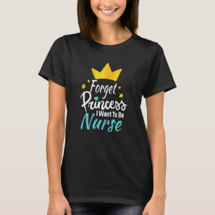 Nurse Day Medical Little Girls Princess Future Nur T-Shirt