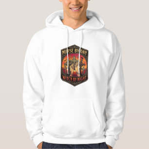 Nurse Day Witch Night Cross Hands Halloween_1 Hoodie