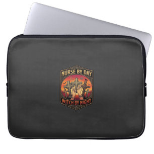 Nurse Day Witch Night Cross Hands Halloween_1 Laptop Sleeve