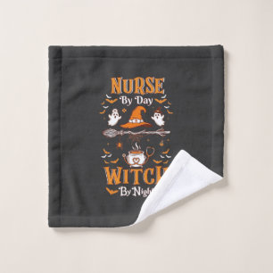 Nurse Day Witch Night Halloween Hat Ghosts Wash Cloth