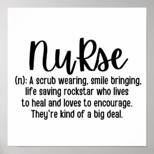 Nurse Definition Poster