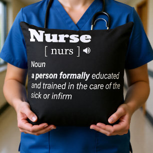 Nurse definition t-shirt cushion