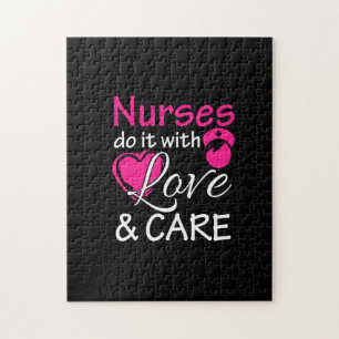 nurse do it with love and care jigsaw puzzle