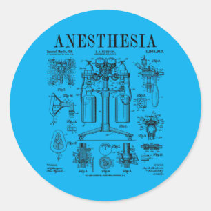 Nurse Doctor Anaesthesia Medical Anaesthetist Classic Round Sticker