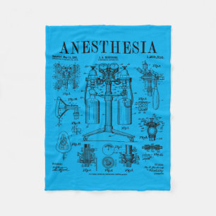 Nurse Doctor Anaesthesia Medical Anaesthetist Fleece Blanket