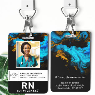 Nurse Doctor Healthcare Aide Medical Student Photo ID Badge