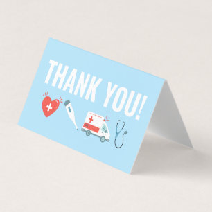 Nurse Doctor Medical Appreciation Thank You Business Card