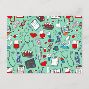 Nurse, Doctor, Medical Professional Themed   Postcard
