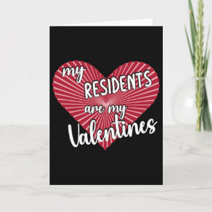 Nurse Doctor Valentines My Residents Are My Valent Card