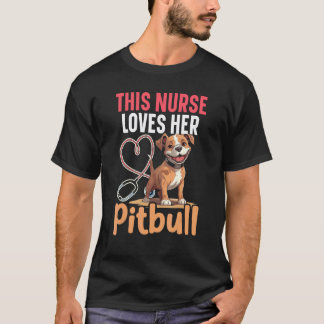 Nurse Dog Registered Nurse Dog Owner Medical Nursi T-Shirt