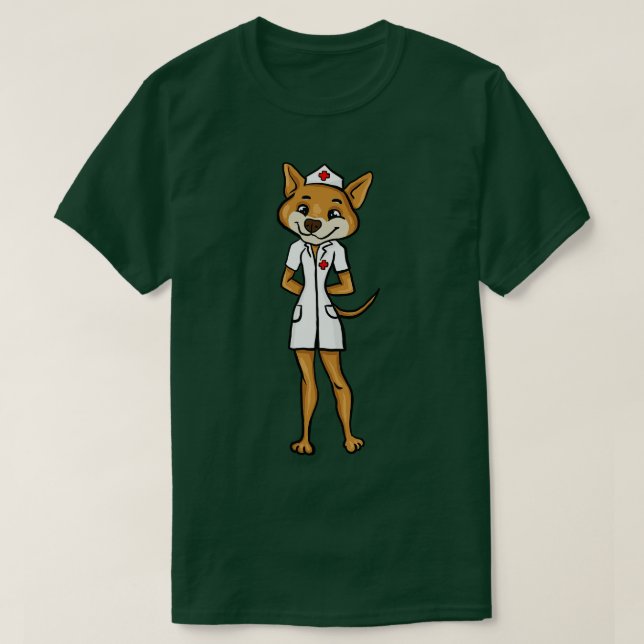 Nurse Dog T-Shirt (Design Front)