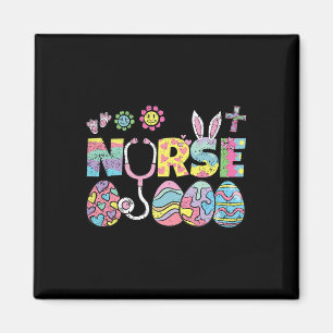 Nurse Easter Egg Hunting Spring Nursing Rn Men Wom Magnet