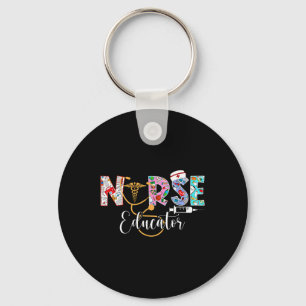 Nurse Educator Nursing School Instructor Stethosco Key Ring