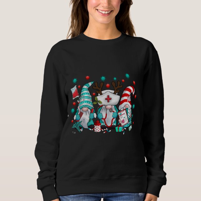 Nurse Elf's Xmas Sweatshirt (Front)