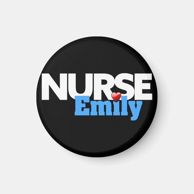 Nurse Emily Show Pin Magnet (Front)