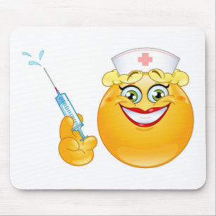 nurse emoji mouse pad