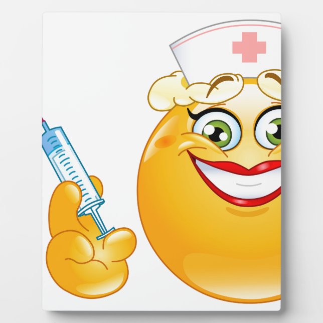 nurse emoji plaque (Front)