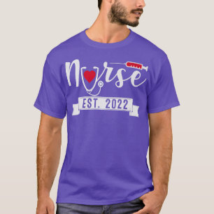Nurse est 2022 rn nursing school graduation gradua T-Shirt