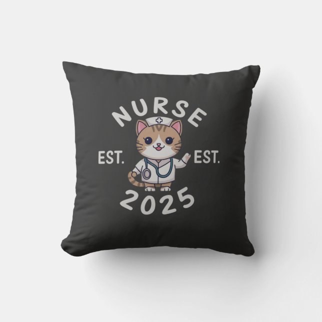 Nurse Est 2025: Celebrate the Future of Nursing Cushion (Front)