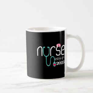 Nurse Est 2025 Rn Nursing School Graduation Gradua Coffee Mug