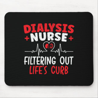 Nurse Filtering Heartbeat Mouse Pad