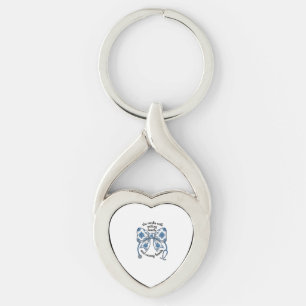 Nurse Floral Bow Stethoscope Vintage Engraving Des Key Ring