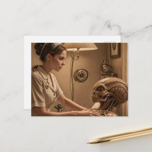 Nurse for an Alien Postcard