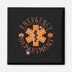Nurse Funny Ghost Halloween Emergency Department E Magnet