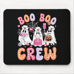 Nurse Funny Ghost Halloween Nurse Life Women Mouse Pad