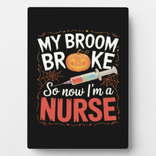 Nurse Funny Halloween Nursing Essential T-Shirt Plaque