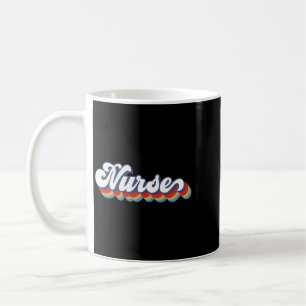 Nurse Funny Nursing Life Vintage Mother Mummy Wife Coffee Mug