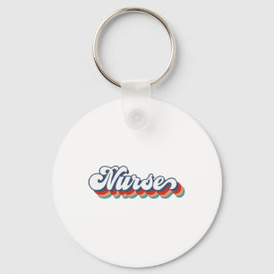 Nurse Funny Nursing Life Vintage Mother Mummy Wife Key Ring