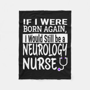 Nurse Funny Nursing School & Medical Appreciat Fleece Blanket
