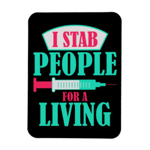 Nurse Funny Nursing Student Graduation RN LPN Gift Magnet