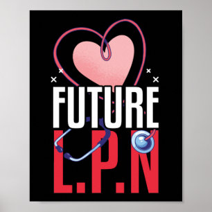 Nurse Future Lpn Nursing School Nurses Day Poster