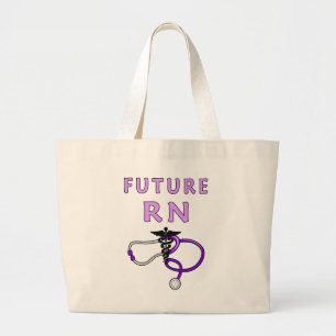 Nurse Future RN Large Tote Bag