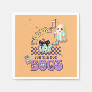 nurse ghost funny quote pumpkin coquette napkin