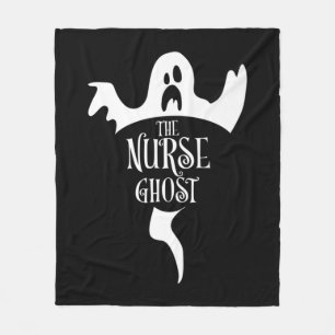 Nurse Ghost Matching Halloween Pyjamas Family Nurs Fleece Blanket