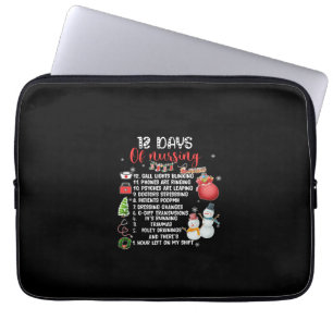 Nurse Gift 12 Days Of Nursing Laptop Sleeve