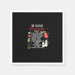 Nurse Gift 12 Days Of Nursing Napkin