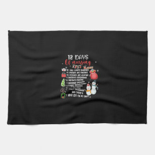 Nurse Gift 12 Days Of Nursing Tea Towel