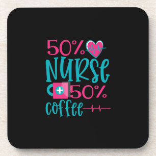 Nurse Gift 50 Nurse 50 Coffee Coaster