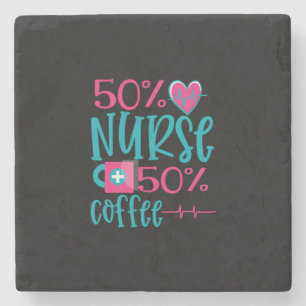 Nurse Gift 50 Nurse 50 Coffee Stone Coaster