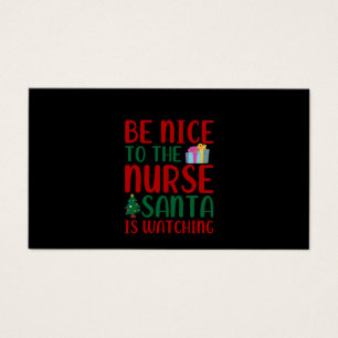 Nurse Gift Be Nice To Nurse Santa