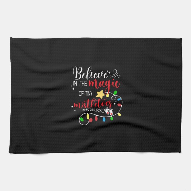 Nurse Gift | Believe In The Magic Tea Towel (Horizontal)