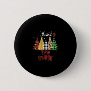 Nurse Gift Blessed LPN Nurse 6 Cm Round Badge