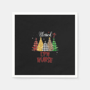 Nurse Gift Blessed LPN Nurse Napkin