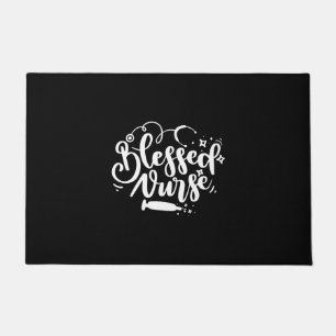 Nurse Gift Blessed Nurse Doormat
