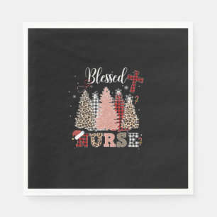 Nurse Gift Blessed Nurse Napkin
