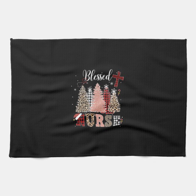Nurse Gift | Blessed Nurse Tea Towel (Horizontal)